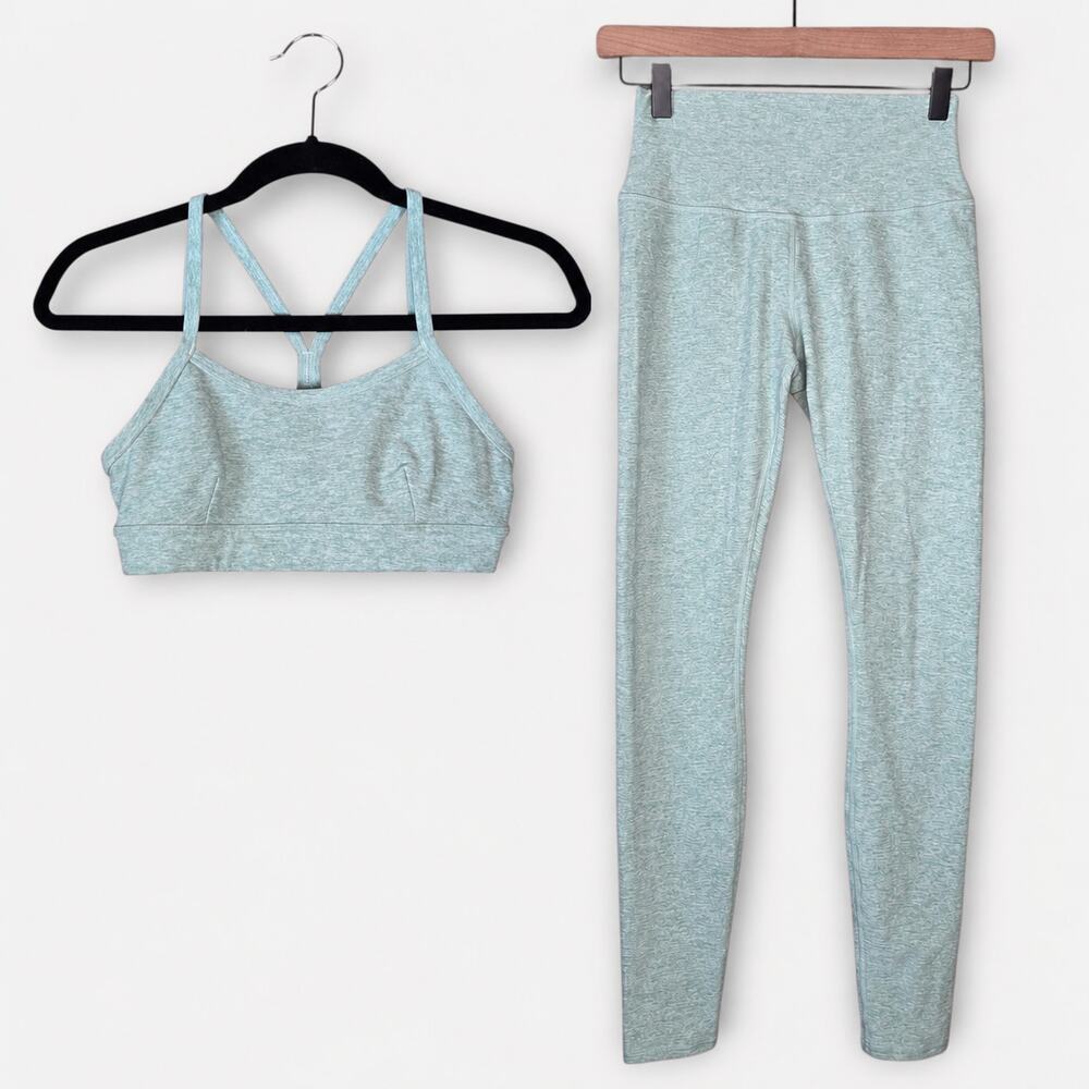 Alo Yoga Workout Set Light Green Gym Women's XS